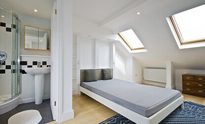 Additional bedroom with loft conversion